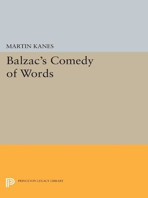 cover image of Balzac's Comedy of Words
